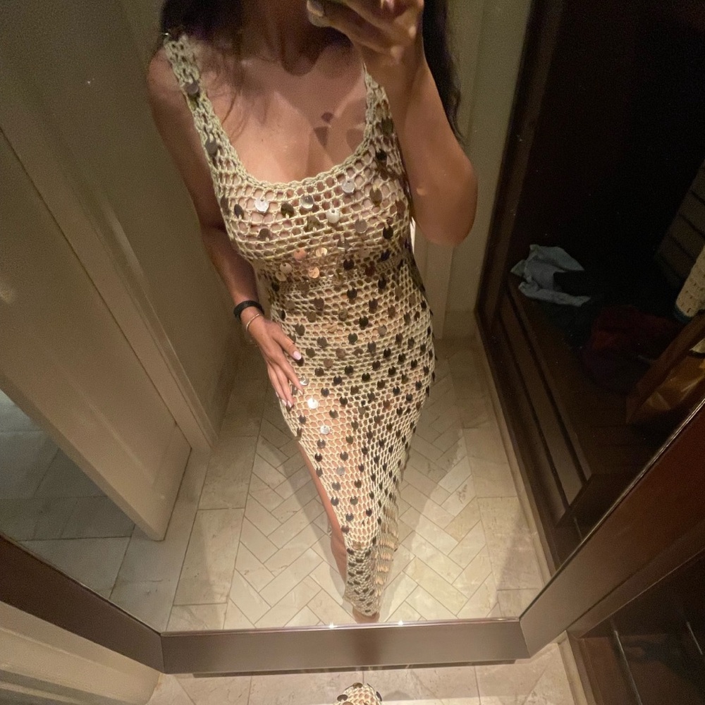 New, crochet dress